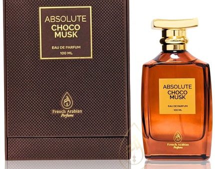 Absolute Choco Musk Perfume 100ml Eau De Parfum Long Lasting Arabic Sweet Musky Caramel Vanilla Perfume for Women and Men Fashion