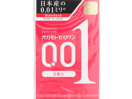 Okamoto Okamoto 0.01 Zero One Condoms  3pcs For Sale