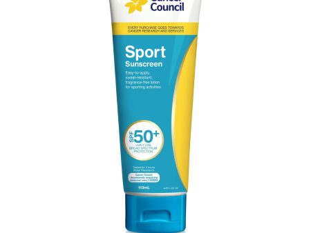 Cancer Council Sport Sunscreen SPF50+ 110ml Supply