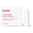 Scarlet 100% Organic Cotton Tampons 16 Super Fashion