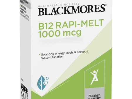 Blackmores B12 Rapi-Melt 1000Mcg 60 Tablets on Sale