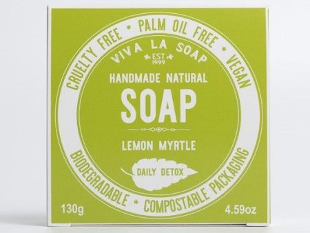 Viva La Body Daily Detox Lemon Myrtle Soap 130g Bar on Sale