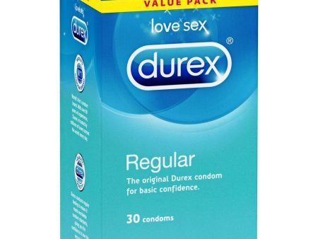 DUREX Regular Condoms 30 Pack Online Hot Sale