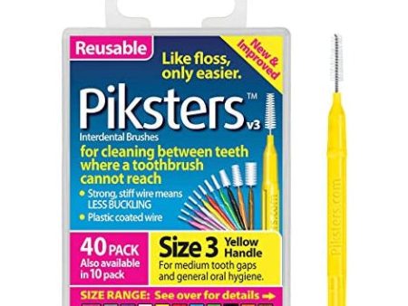 Piksters Interdental Brush 3 40 Pack Discount