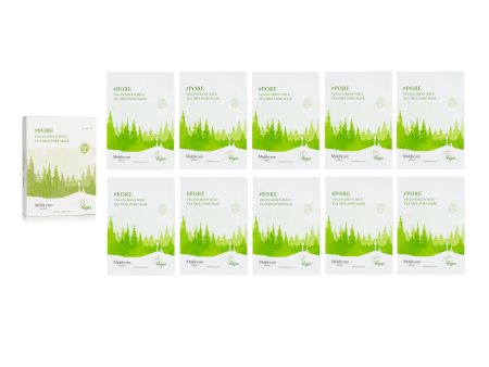 Muldream Vegan Green Mild Tee Tree Pore Mask  10pcs For Cheap