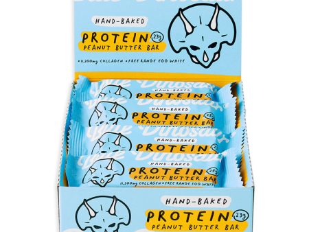 Blue Dinosaur Protein Bar Peanut Butter 60g x 12 Online Sale