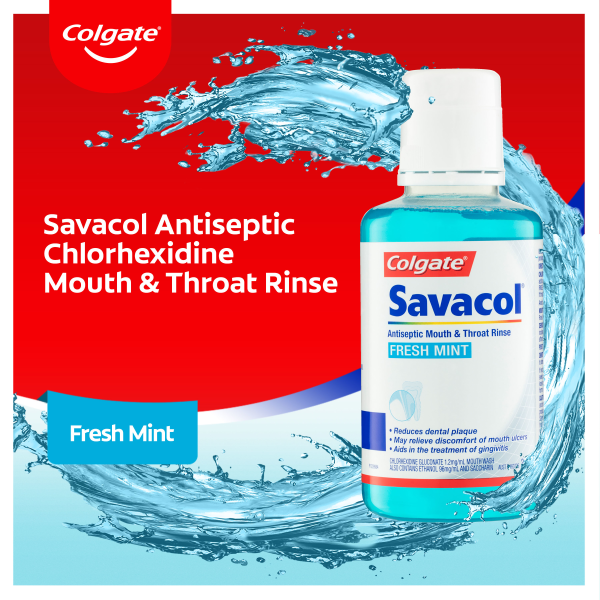 Colgate Savacol Mouthwash Freshmint 300ml Online now