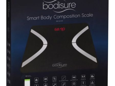 Bodisure Smart Weight Scale Bluetooth Black Max180 kg Capacity Cheap