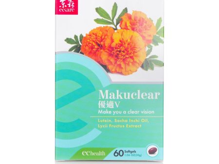 EcKare Makuclear - Clear Vision - Luetin, Sacha Inchi Oil, Lycii Fructus Extract  60 softgels Discount