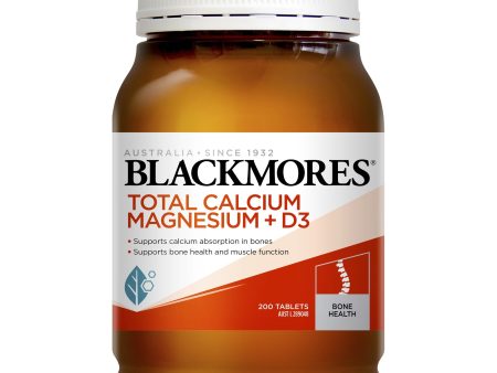 Blackmores Total Calcium & Magnesium + D3 200 Tablets Sale