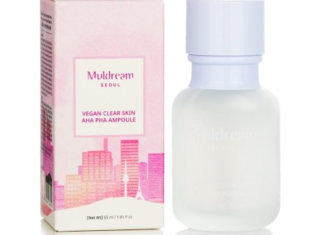 Muldream Vegan Clear Skin Aha Pha Ampoule  55ml 1.85oz Discount