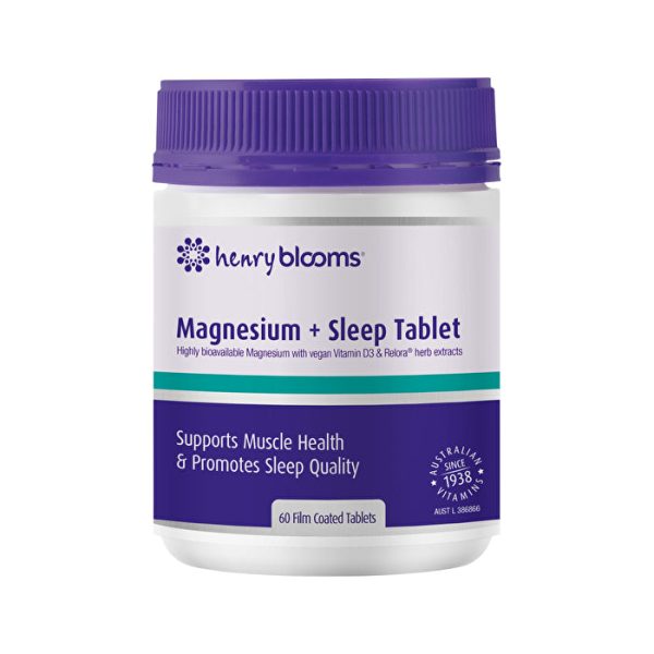 Henry Blooms Magnesium + Sleep Tablet 60t Online Sale