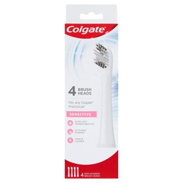 Colgate Power Brush Pro Clinical Sensitive Refills 4 Pack on Sale