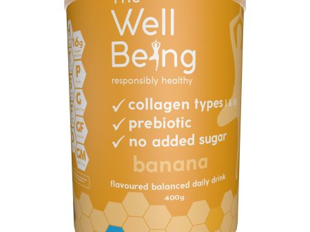 The WellBeing Collagen Beverage - Banana 400g Cheap