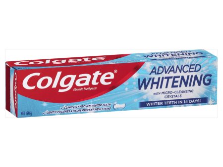 Colgate Toothpaste Advanced White 190g Sale