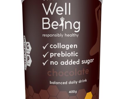 The WellBeing Collagen Beverage - Chocolate 400g Online