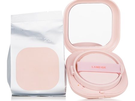 Laneige Neo Cushion Glow SPF50+ with Extra Refill - # 23 Sand  2x15g 0.5oz Online now