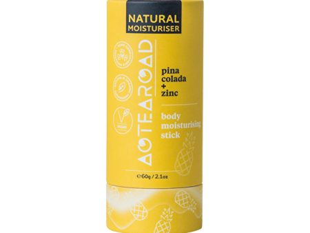 Aotearoad Natural Body Moisturising Stick Pina Colada + Zinc 60g Online