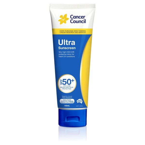 Cancer Council Ultra Sunscreen SPF50+ 110ml Fashion