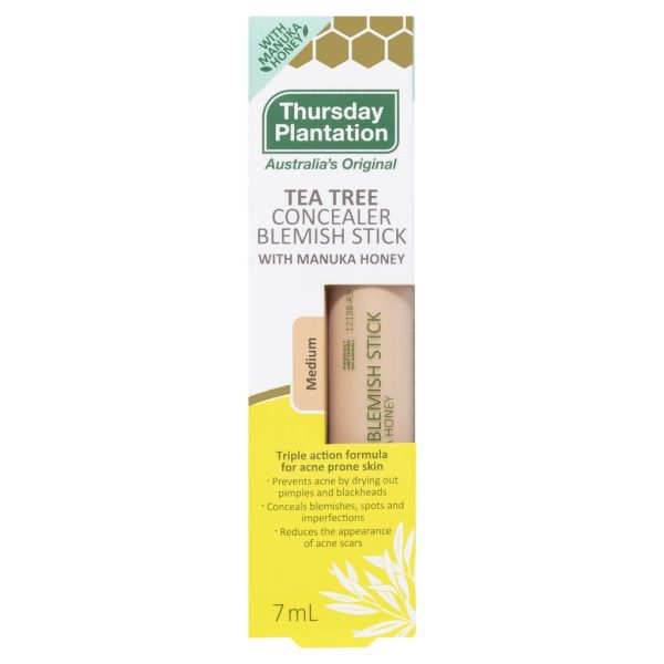 Thursday Plantation Tea Tree Blemish Stick With Manuka Honey 7ml Light Online Sale