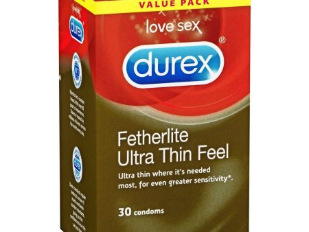 DUREX Featherlite Ultra Thin Feel Condoms 30 Pack Discount