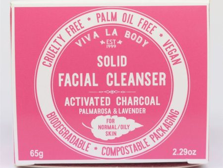 Viva La Body Facial Cleanser Activated Charcoal For Normal To Oily Skin 22g Bar Online now