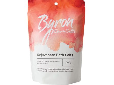 Byron Epsom Salt Rejuvenate Bath Salts 500g on Sale