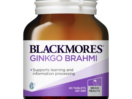 Blackmores Ginkgo Brahmi 40 Tablets Online