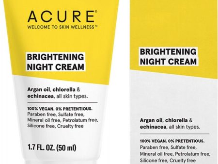 ACURE Brightening Night Cream 50ml Cheap