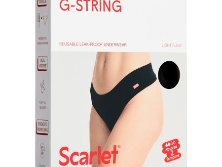 Scarlet Period-Proof G String Light Black XS Hot on Sale