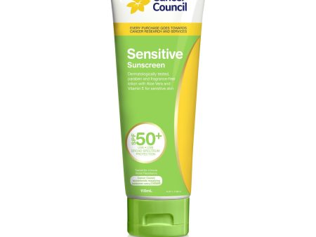 Cancer Council Sensitive Sunscreen SPF50+ 110ml on Sale