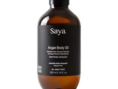 Saya Argan Body Oil 200ml Hot on Sale