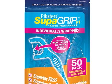 Piksters Floss Picks Supa Grip 50 Fashion