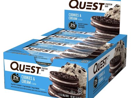 Quest Bars Cookies & Cream 12x60g For Discount