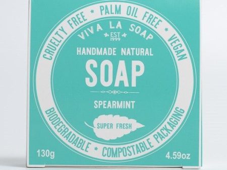 Viva La Body Super Fresh Spearmint Soap 130g Bar Online now