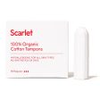 Scarlet 100% Organic Cotton Tampons 16 Regular Sale