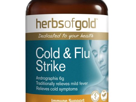 Herbs of Gold Cold & Flu Strike 60 Tablets Sale