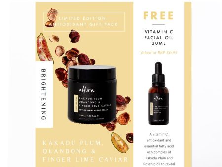 Alkira Antioxidant Night Cream with Free Vitamin C Facial Oil 30ml Discount