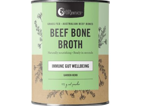 Nutra Organics Bone Broth Beef Garden Herb 125g For Cheap