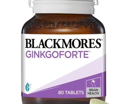 Blackmores Ginkgo Forte 2000mg 80 Tablets Supply