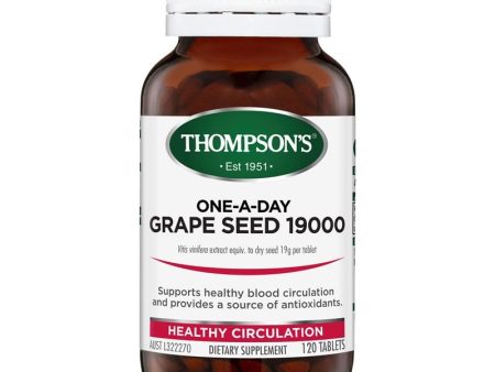 Thompson s One-A-Day Grape Seed 19000mg 120 Tablets For Discount