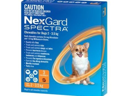 NexGard Spectra 2-3.5 kg 3s on Sale