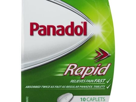 Panadol Rapid Caplets Handy Pack 10 Online Sale