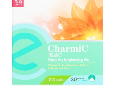 EcKare CharmiC - brightening life - Vitamin C, Sea Buckthorn Extract, Elderberry Extract  30 Packets Supply