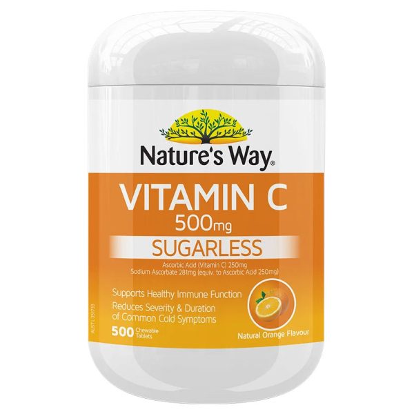 Nature s Way Vitamin C Sugarless 500mg 500s on Sale