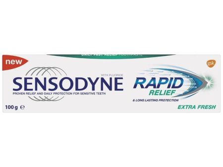 Sensodyne Rapid Relief Extra Fresh Toothpaste 100g Online Hot Sale