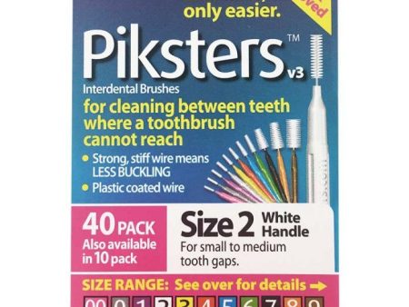 Piksters Interdental Brush 2 40 Pack For Cheap