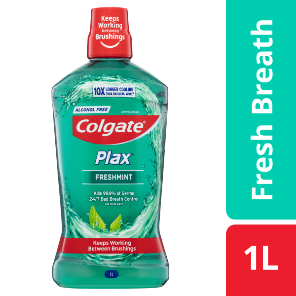 Colgate Mouthwash Plax Freshmint 1L Online now