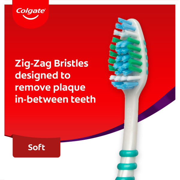 Colgate Toothbrush Zigzag Soft 6 Pack Discount