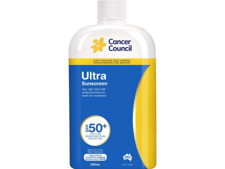 Cancer Council Ultra Sunscreen SPF50+ 500ml Online